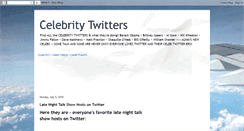 Desktop Screenshot of celebtwitters.blogspot.com