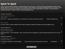 Tablet Screenshot of holyspirit2spirit.blogspot.com