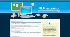 Desktop Screenshot of mlmszponzor.blogspot.com