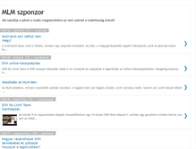 Tablet Screenshot of mlmszponzor.blogspot.com