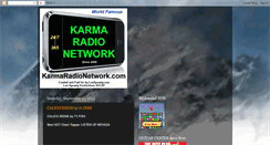 Desktop Screenshot of karmaradionetwork.blogspot.com
