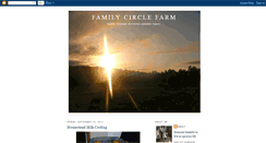 Desktop Screenshot of familycirclefarm.blogspot.com