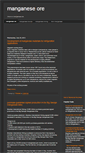 Mobile Screenshot of manganeseore.blogspot.com
