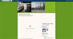Desktop Screenshot of cityblogcountryblog.blogspot.com