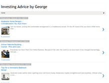 Tablet Screenshot of investingadvicebygeorge.blogspot.com