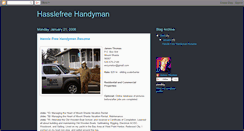 Desktop Screenshot of hasslefreehandyman.blogspot.com