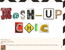 Tablet Screenshot of mash-upchic.blogspot.com