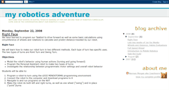 Desktop Screenshot of myroboticsadventure.blogspot.com