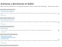 Tablet Screenshot of dublinexperience.blogspot.com