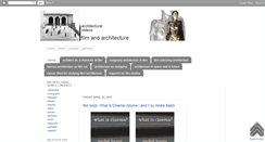 Desktop Screenshot of film-and-architecture.blogspot.com