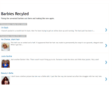 Tablet Screenshot of barbiesrecycled.blogspot.com