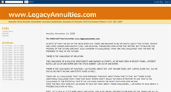 Desktop Screenshot of legacyannuities.blogspot.com