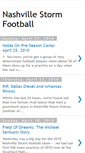Mobile Screenshot of nashvillestormfootball.blogspot.com