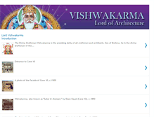 Tablet Screenshot of godvishwakarma.blogspot.com