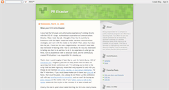 Desktop Screenshot of prdisaster.blogspot.com