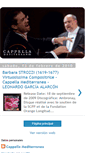 Mobile Screenshot of cappella-mediterranea.blogspot.com