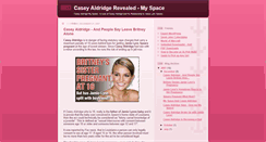 Desktop Screenshot of caseyaldridge.blogspot.com
