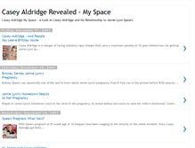 Tablet Screenshot of caseyaldridge.blogspot.com