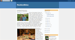 Desktop Screenshot of mexsonshine.blogspot.com