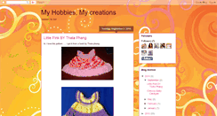Desktop Screenshot of myhobbiesmycreations.blogspot.com