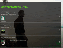 Tablet Screenshot of nicky-nicksoftwearsolution.blogspot.com