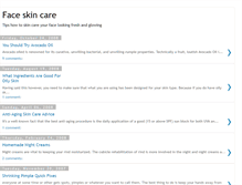 Tablet Screenshot of face-skincare.blogspot.com