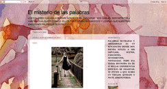 Desktop Screenshot of palabrasolvidadas-misteriosas.blogspot.com