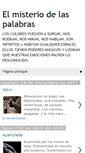 Mobile Screenshot of palabrasolvidadas-misteriosas.blogspot.com