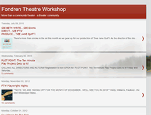 Tablet Screenshot of fondrentheatreworkshop.blogspot.com