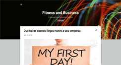 Desktop Screenshot of fitnessandbusiness.blogspot.com