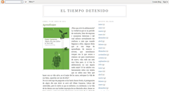 Desktop Screenshot of eltiempodetenido.blogspot.com