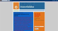 Desktop Screenshot of insectisidas-naturales.blogspot.com