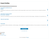 Tablet Screenshot of insectisidas-naturales.blogspot.com