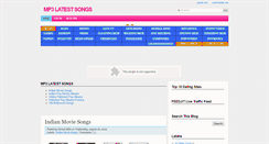 Desktop Screenshot of mp3latestsongs.blogspot.com