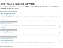 Tablet Screenshot of amiinvisibleorwhat.blogspot.com