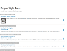 Tablet Screenshot of dropoflightpress.blogspot.com