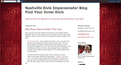 Desktop Screenshot of nashvilleelvisimpersonator.blogspot.com