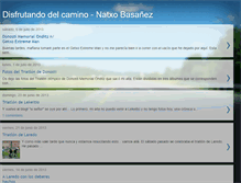 Tablet Screenshot of disfrutandonatxo.blogspot.com