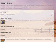 Tablet Screenshot of juniesplace.blogspot.com