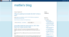 Desktop Screenshot of mattiethorns.blogspot.com