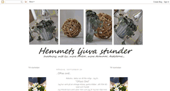 Desktop Screenshot of hemmetsljuvastunder.blogspot.com