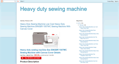 Desktop Screenshot of heavydutysewingmachine.blogspot.com