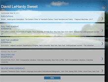 Tablet Screenshot of davidlehsweet.blogspot.com