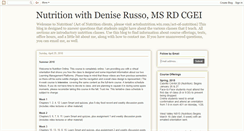 Desktop Screenshot of nutritionrusso.blogspot.com