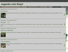 Tablet Screenshot of jogandocomraca.blogspot.com