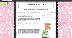 Desktop Screenshot of goobiesplace.blogspot.com