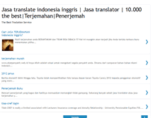 Tablet Screenshot of jasatranslatemurah.blogspot.com