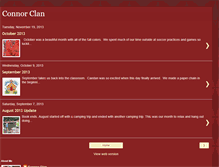 Tablet Screenshot of connorclanblog.blogspot.com