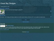 Tablet Screenshot of greatbaydesigns.blogspot.com