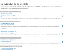 Tablet Screenshot of laliviandadeloinvisible.blogspot.com